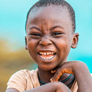 Afrikanischer Junge Hope Village Namibia